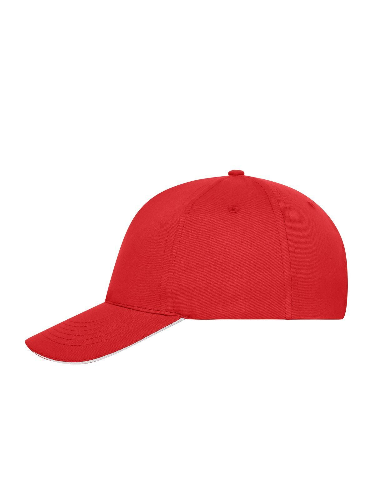 Baseball Caps 5 Panel Sandwich Cap Bio Cotton  bestickbar und bedruckbar – LA1970