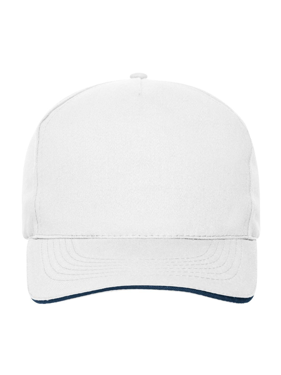 Cappellini da baseball a 5 pannelli Sandwich in cotone biologico – personalizzabili | LA1970