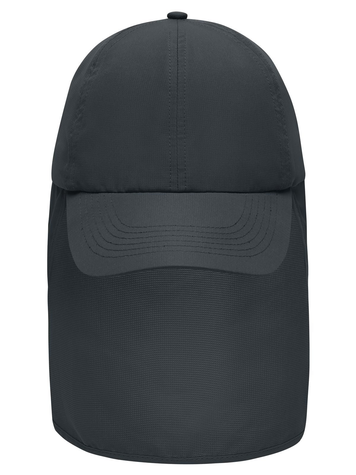 Baseball Caps 6 Panel Cap with Neck Guard carbon bestickbar und bedruckbar – LA1970
