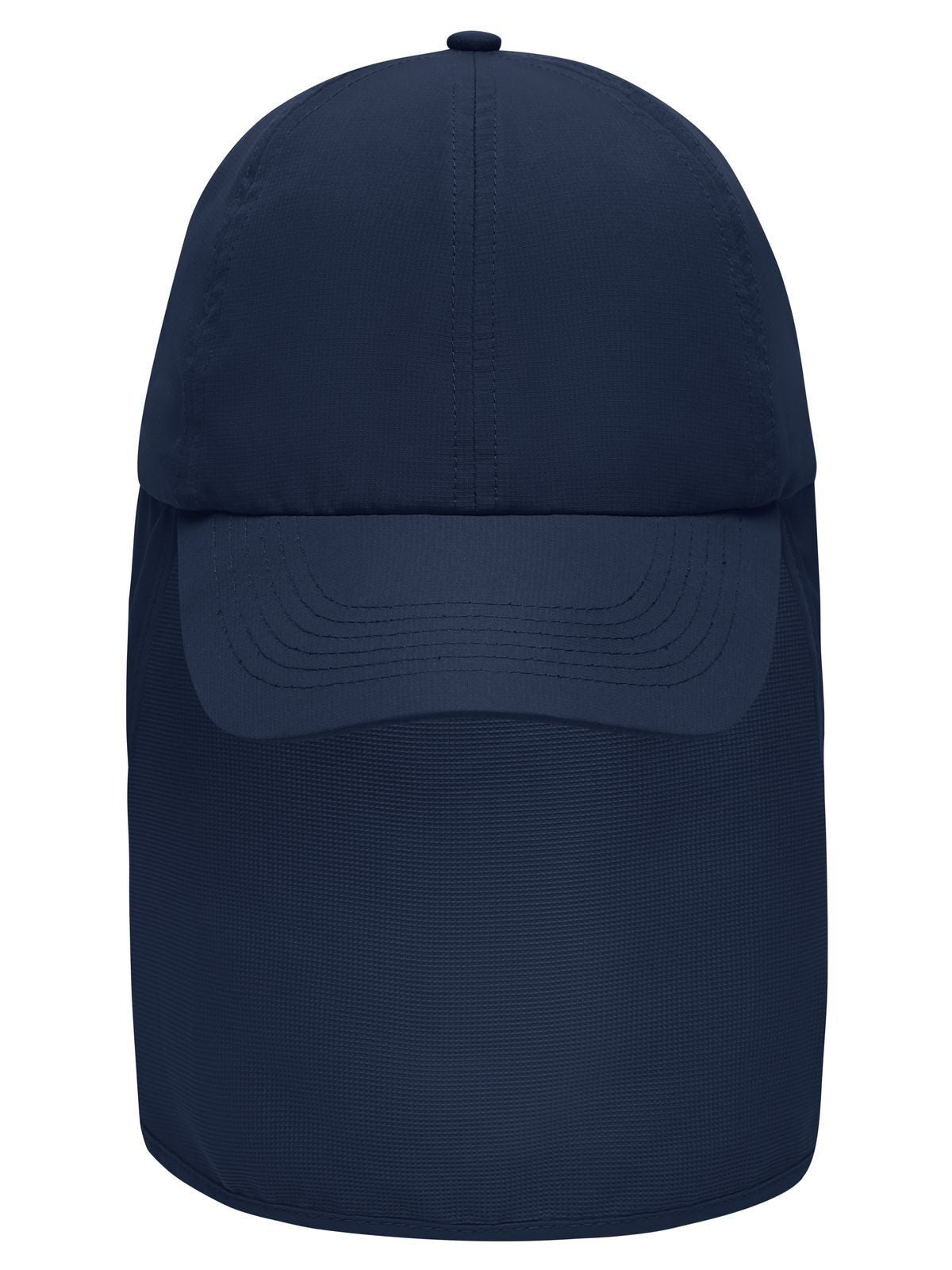 Baseball Caps 6 Panel Cap with Neck Guard Marineblau bestickbar und bedruckbar – LA1970