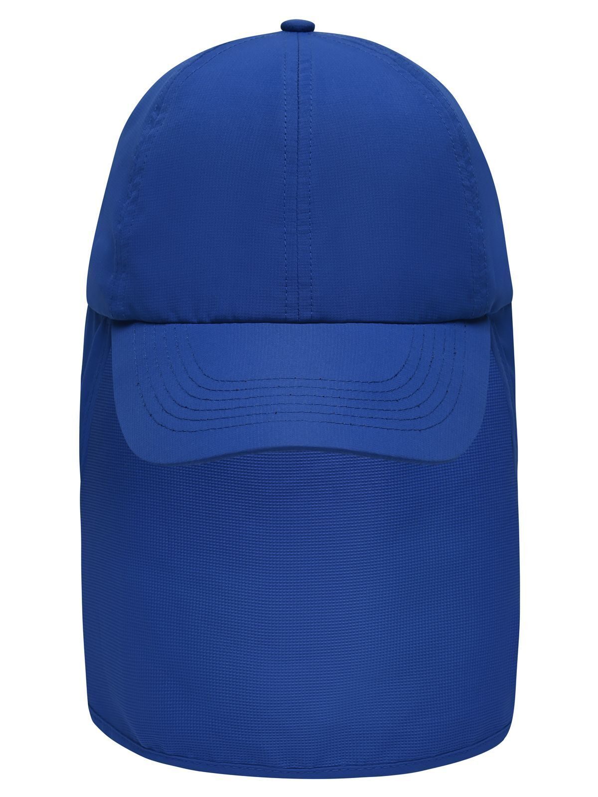 Baseball Caps 6 Panel Cap with Neck Guard Royalblaublau bestickbar und bedruckbar – LA1970