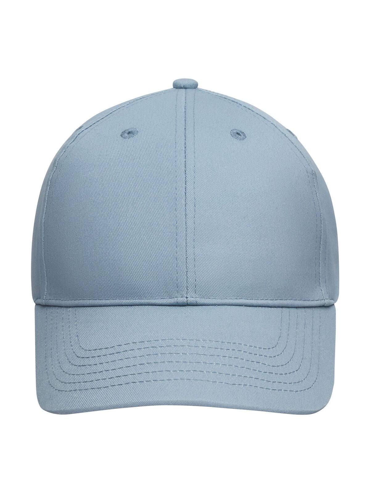 Baseball Caps 6 Panel Cap Bio Cotton milky-blue bestickbar und bedruckbar – LA1970