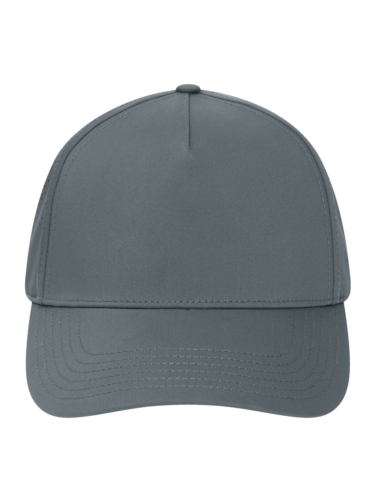Baseball Caps 5 Panel Laser-Cut Cap Grau bestickbar und bedruckbar – LA1970
