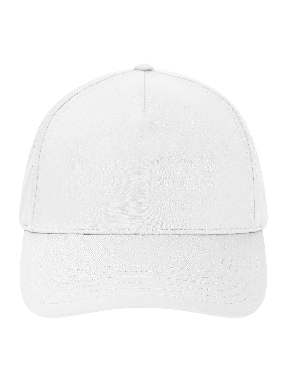 Baseball Caps 5 Panel Laser-Cut Cap Weiß bestickbar und bedruckbar – LA1970