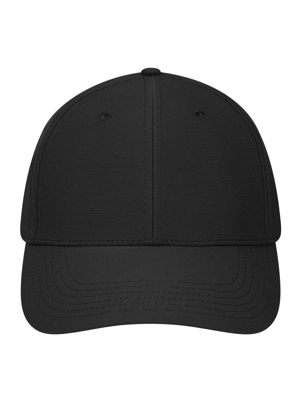 Baseball Caps 6 Panel Workwear Cap RCS Schwarz bestickbar und bedruckbar – LA1970