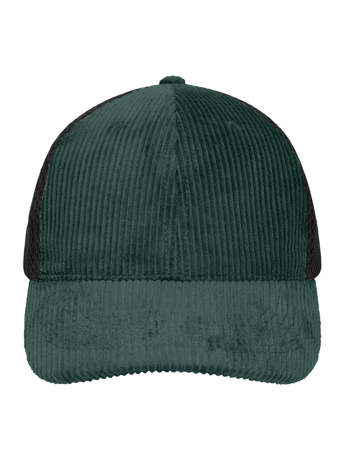 Trucker Cap Panel Corduroy-Mesh Cap OCS Standard – individuell veredelbar | LA1970 in smoky-green/black