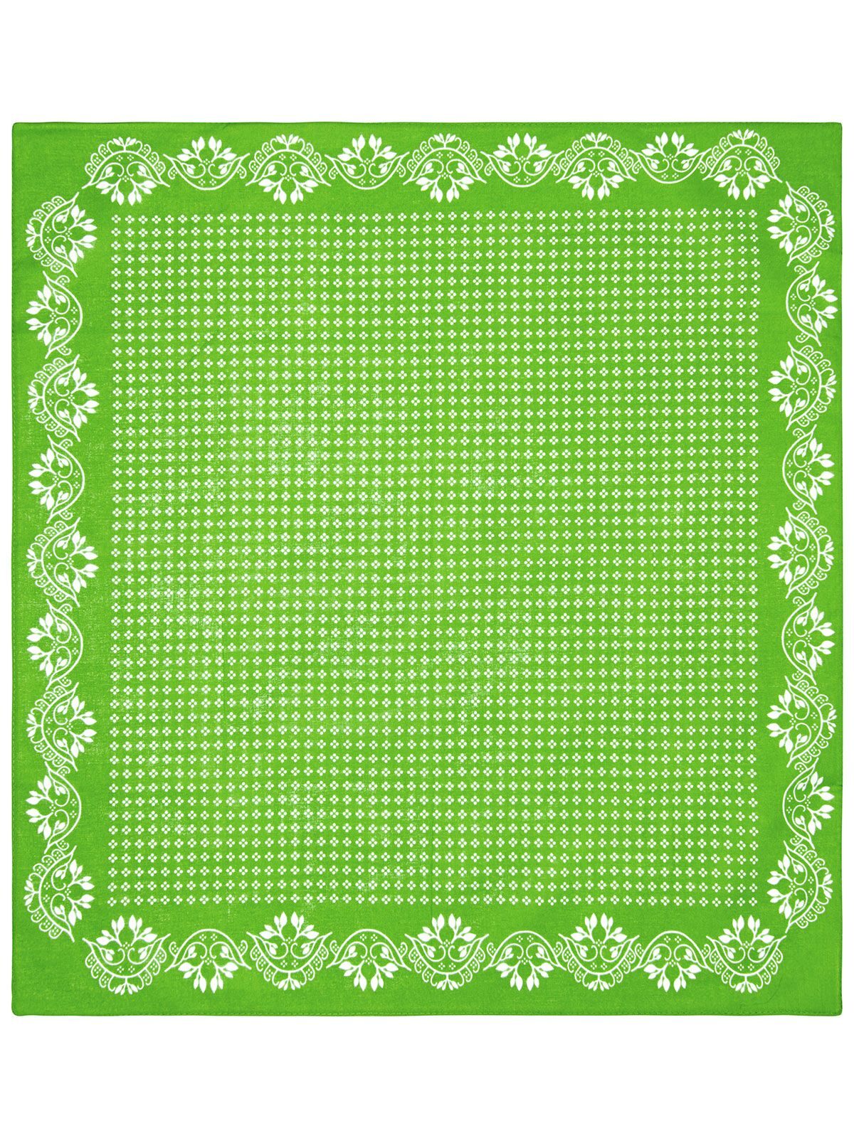 Bandanas Traditional Bandana lime-green bestickbar und bedruckbar – LA1970