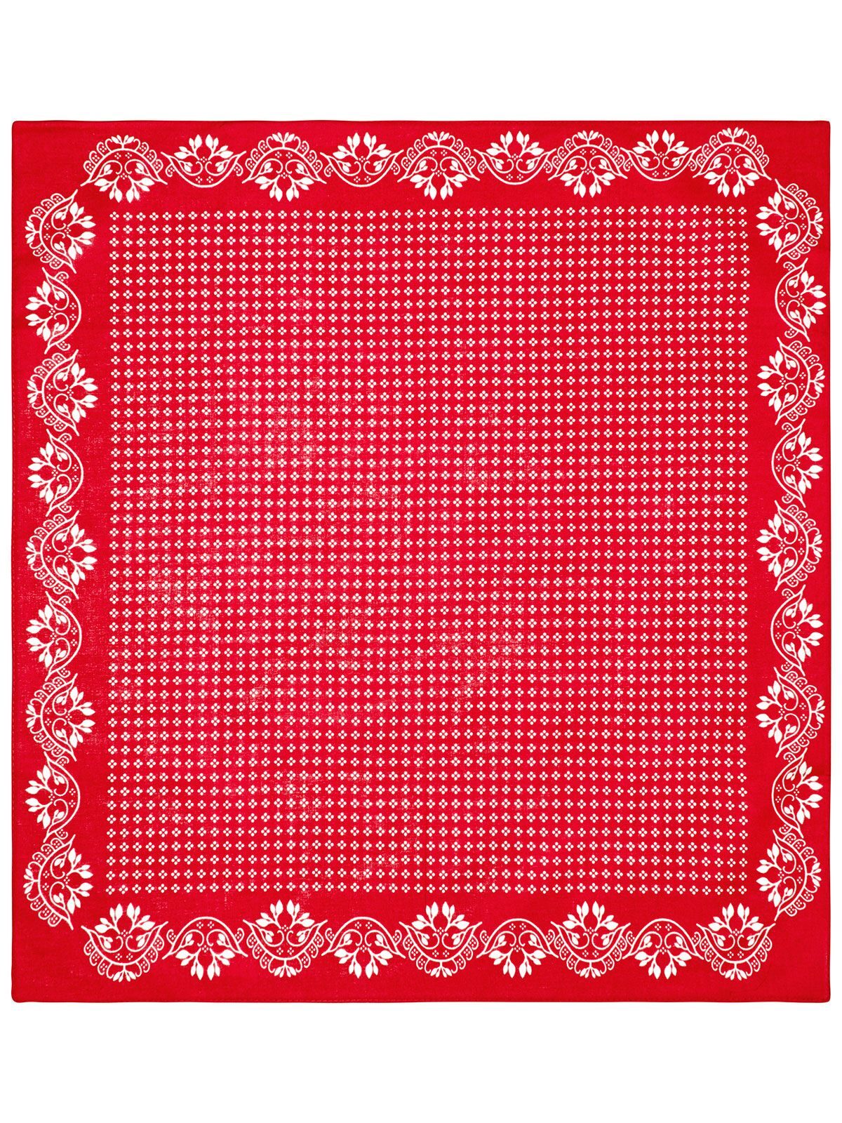 Bandanas Traditional Bandana Rot/Weiß bestickbar und bedruckbar – LA1970