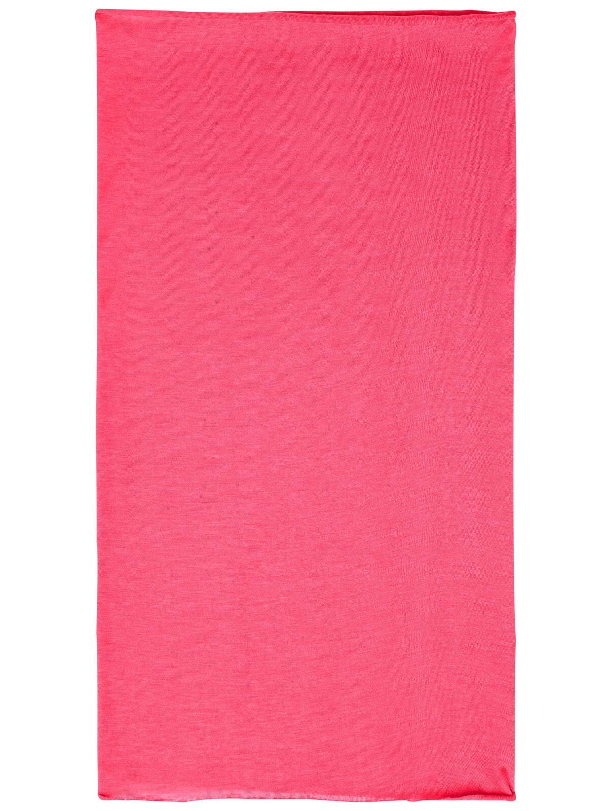 Economic X-Tube Polyester Herren Schal / Handschuhe – James & Nicholson – Farbe bright-pink – individuell veredelbar