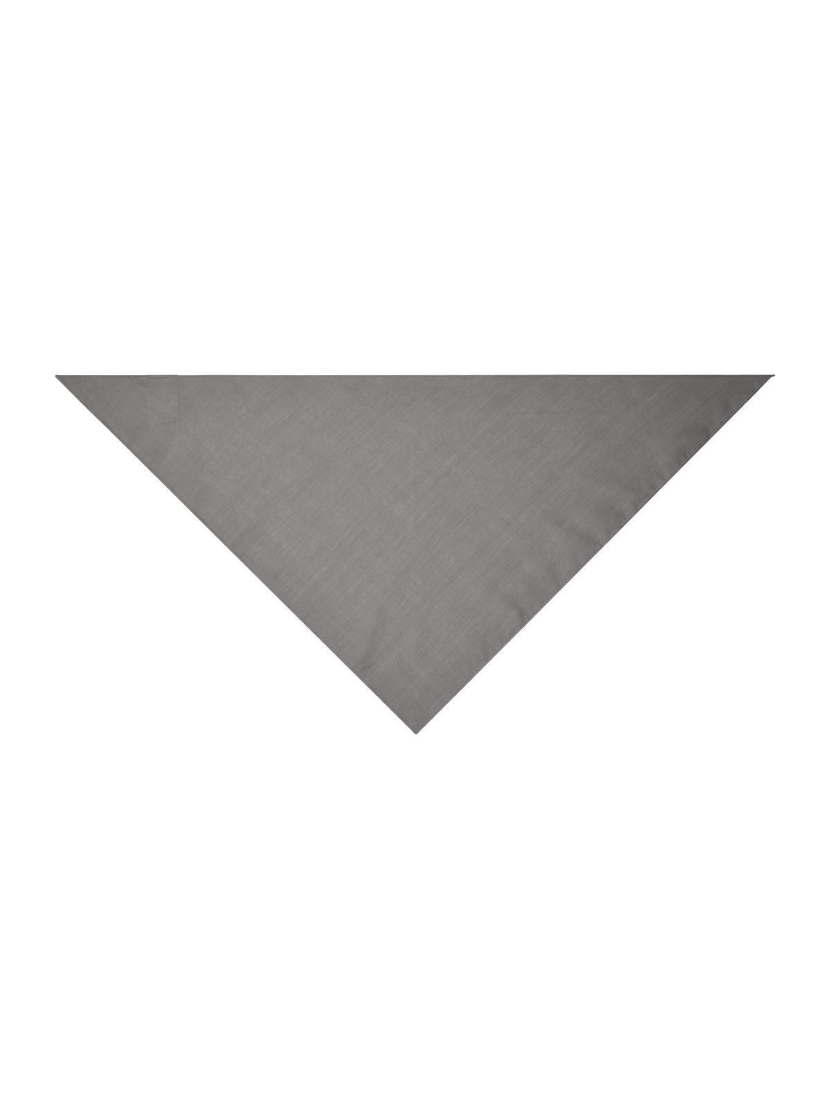 Bandanas Triangular Scarf dark-Grau bestickbar und bedruckbar – LA1970