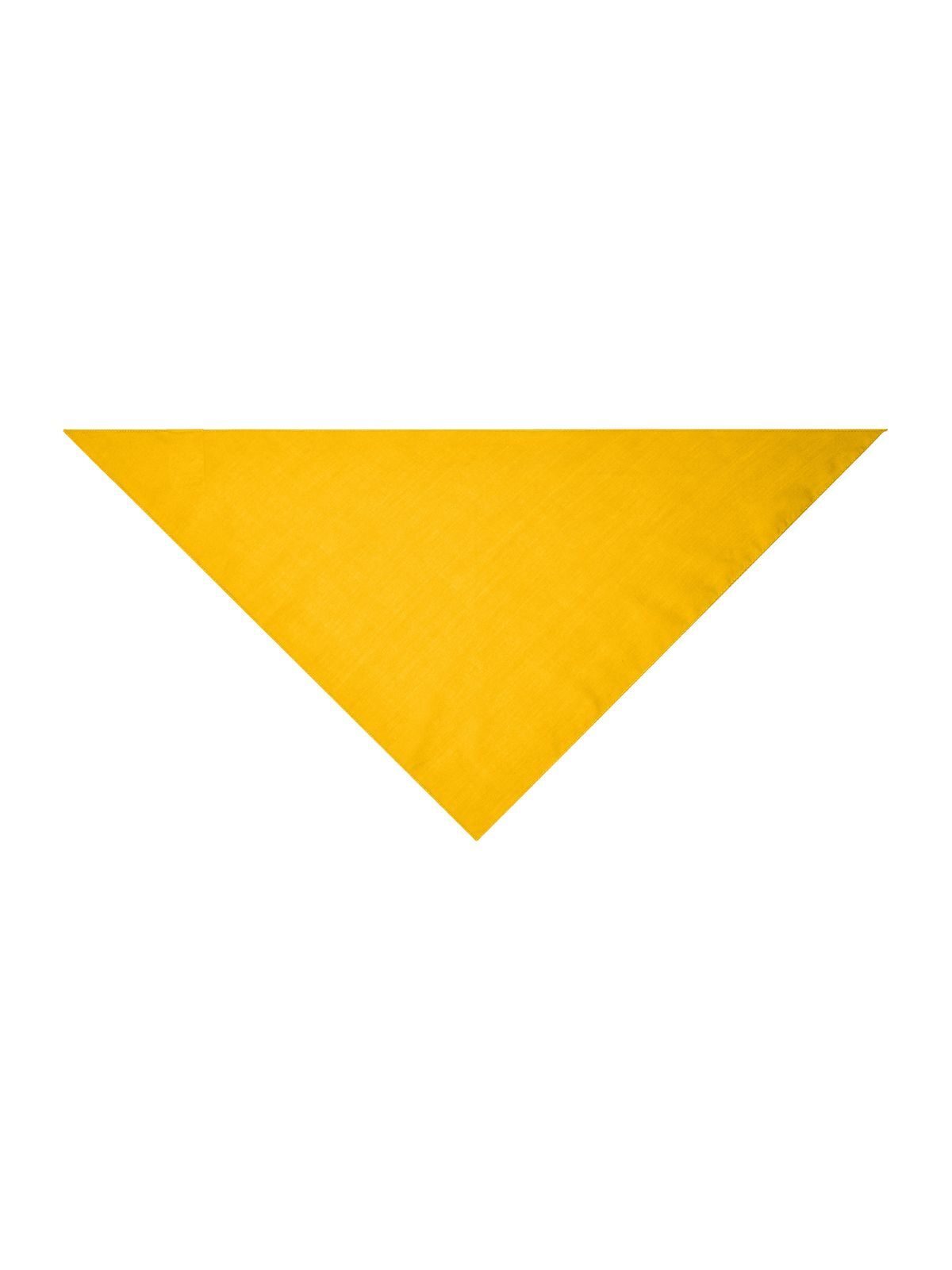 Bandanas Triangular Scarf gold-yellow bestickbar und bedruckbar – LA1970