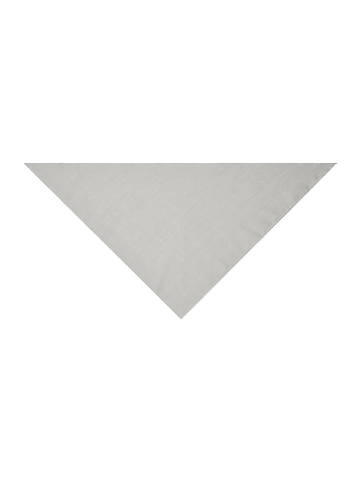 Bandanas Triangular Scarf light-Grau bestickbar und bedruckbar – LA1970
