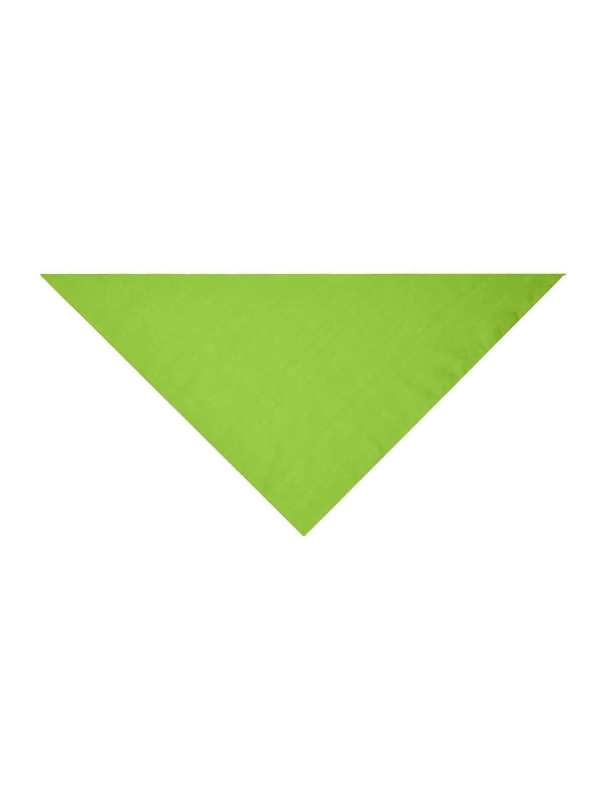 Bandanas Triangular Scarf lime-green bestickbar und bedruckbar – LA1970
