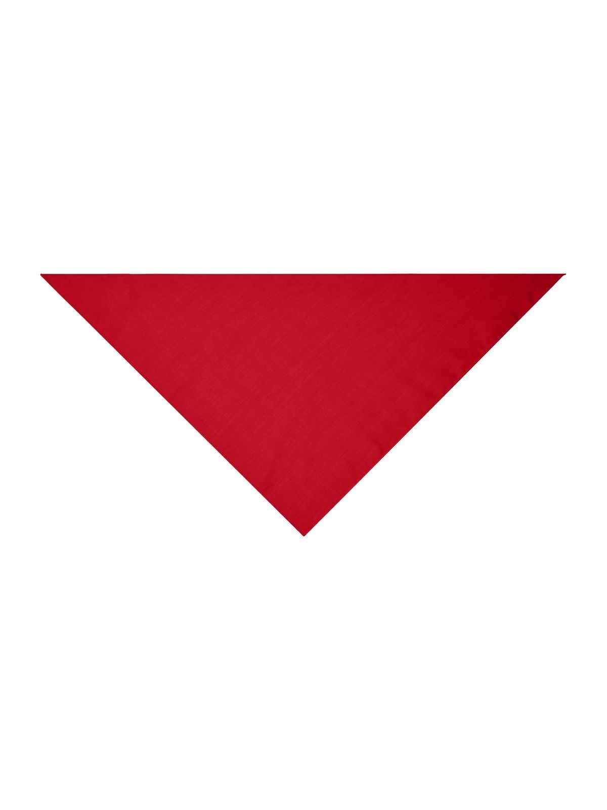 Bandanas Triangular Scarf Rot bestickbar und bedruckbar – LA1970