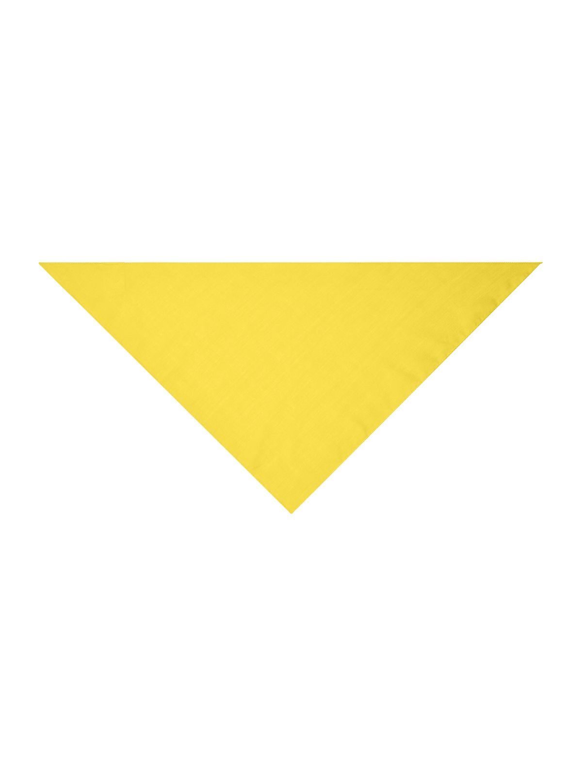Bandanas Triangular Scarf sun-yellow bestickbar und bedruckbar – LA1970