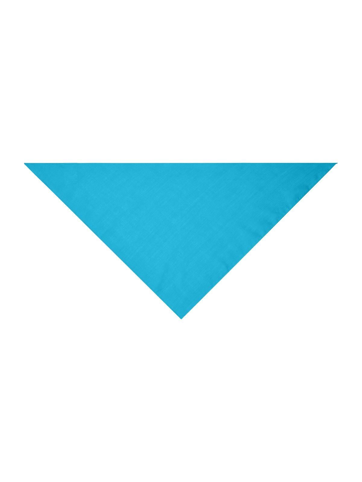 Bandanas Triangular Scarf turquoise bestickbar und bedruckbar – LA1970