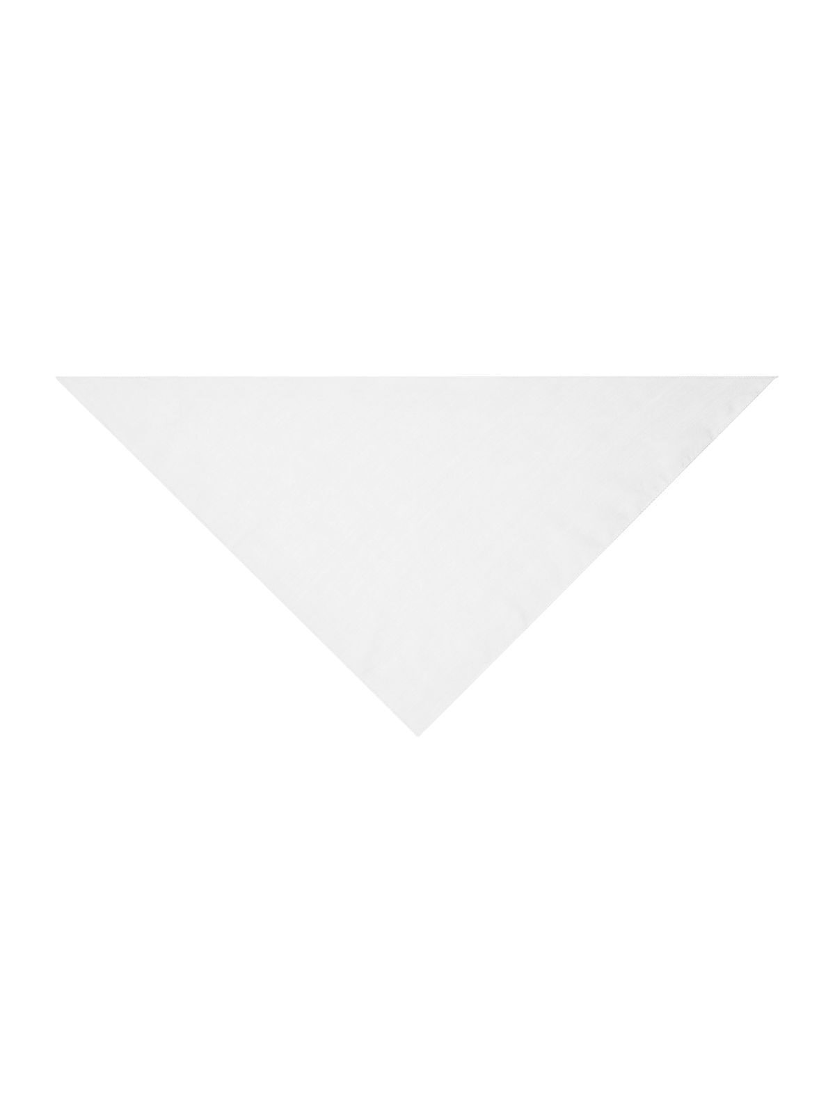 Bandanas Triangular Scarf Weiß bestickbar und bedruckbar – LA1970
