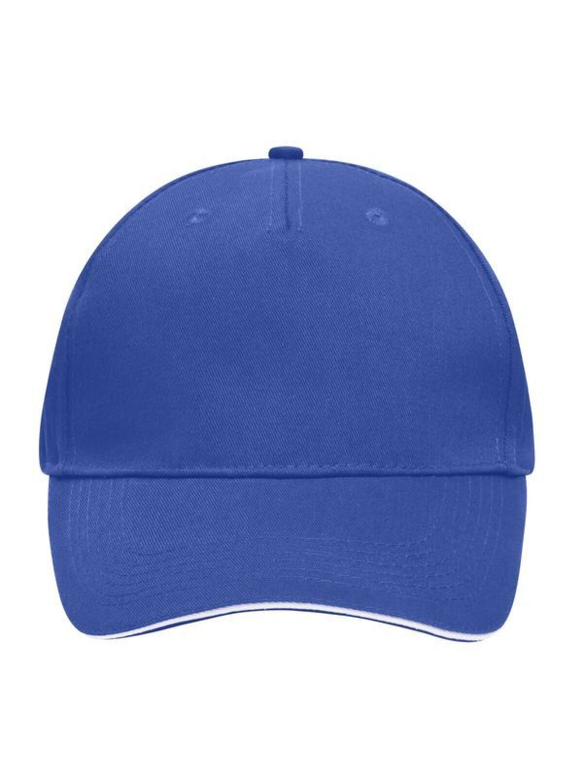 Baseball Caps 5 Panel Sandwich Cap Royalblaublau/Weiß bestickbar und bedruckbar – LA1970