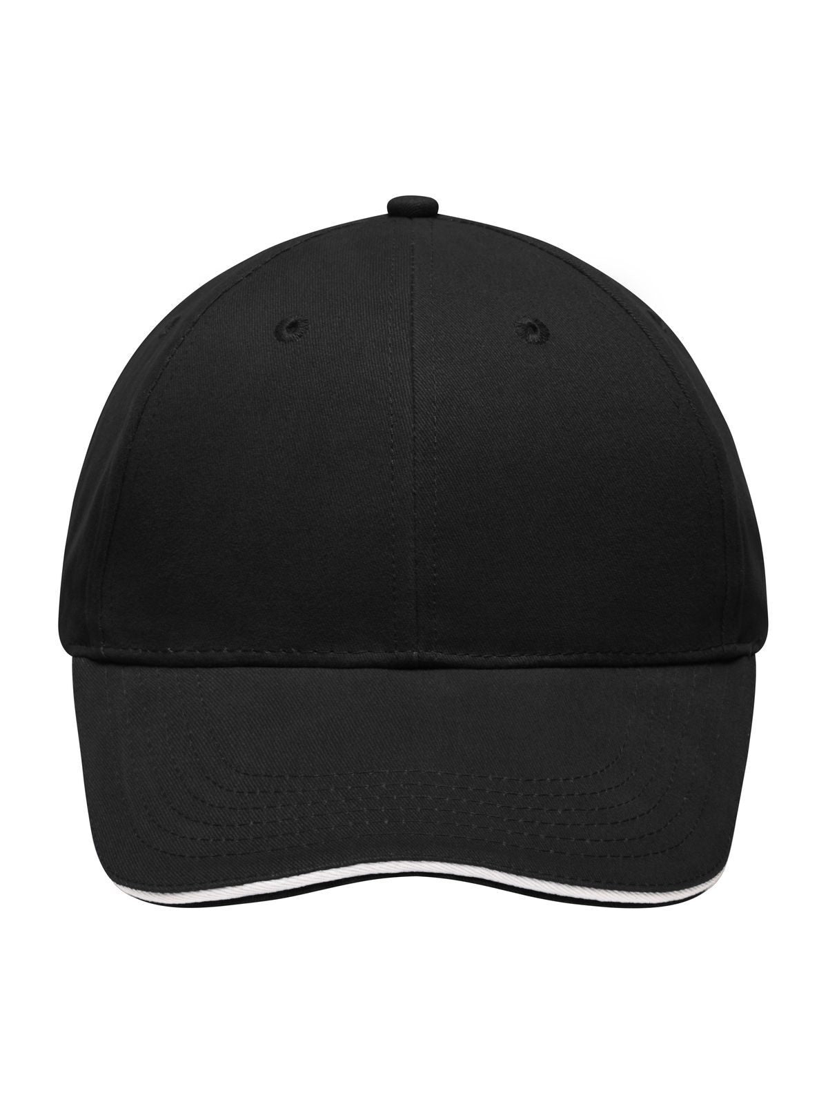 Baseball Cap Light Brushed Sandwich Cap – individuell veredelbar | LA1970 in black/white