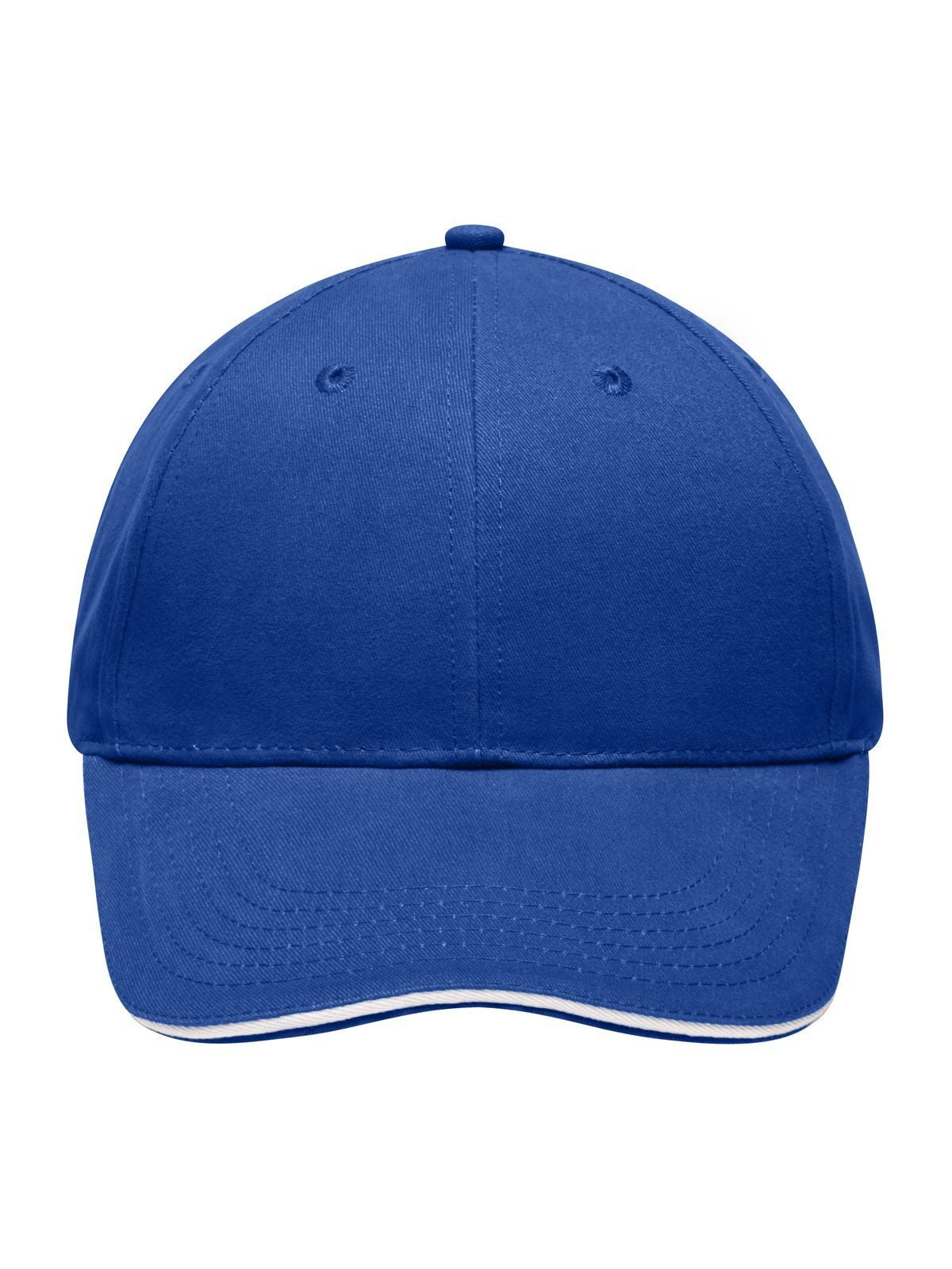 Baseball Cap Light Brushed Sandwich Cap – individuell veredelbar | LA1970 in royal/white