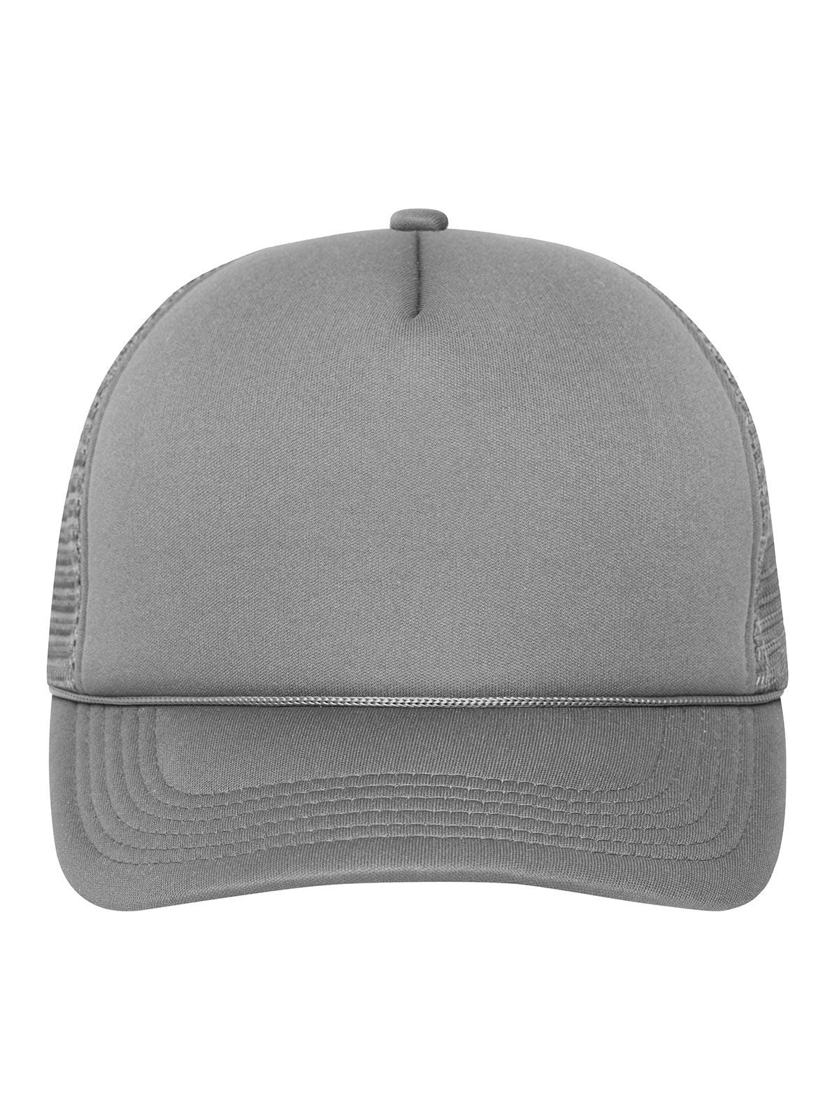 Trucker Caps 5 Panel Retro Mesh Cap dark-Grau/dark-Grau bestickbar und bedruckbar – LA1970