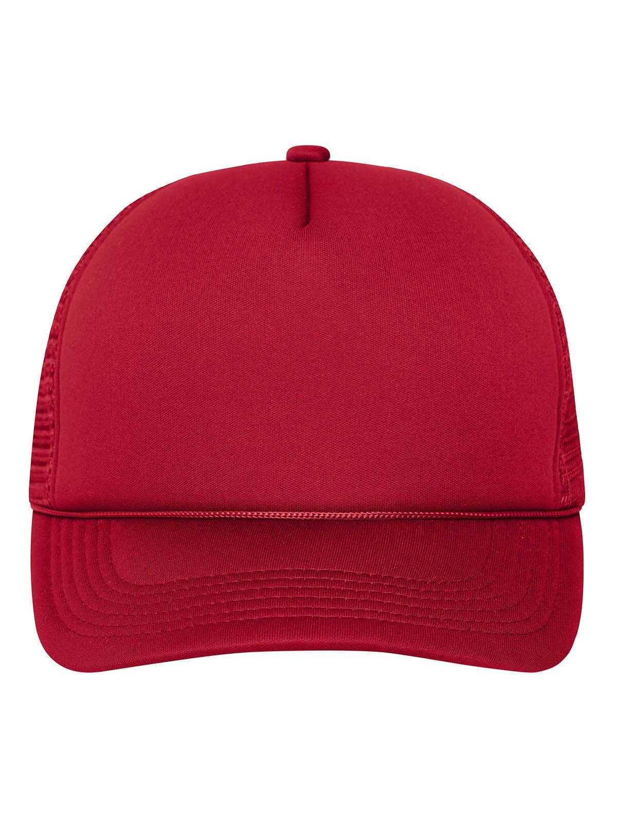 Trucker Caps 5 Panel Retro Mesh Cap Rot/Rot bestickbar und bedruckbar – LA1970