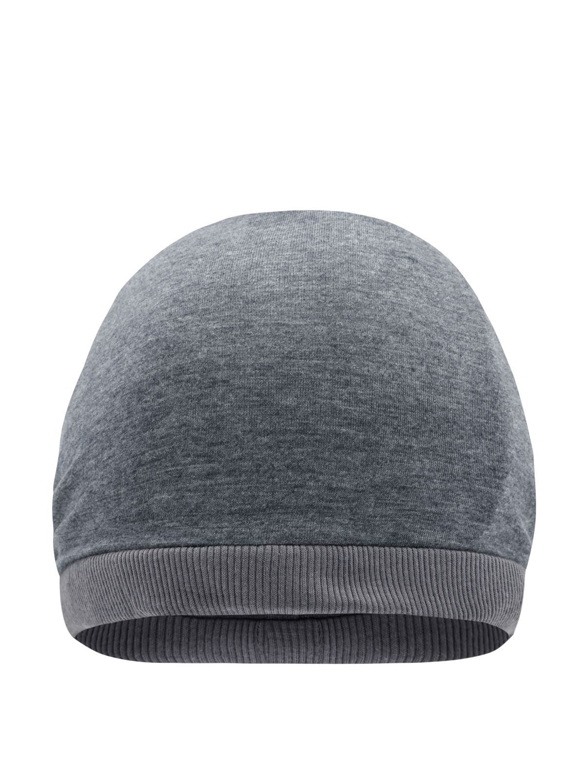 Beanies Heather Summer Beanie Grau-heather/dark-Grau bestickbar und bedruckbar – LA1970
