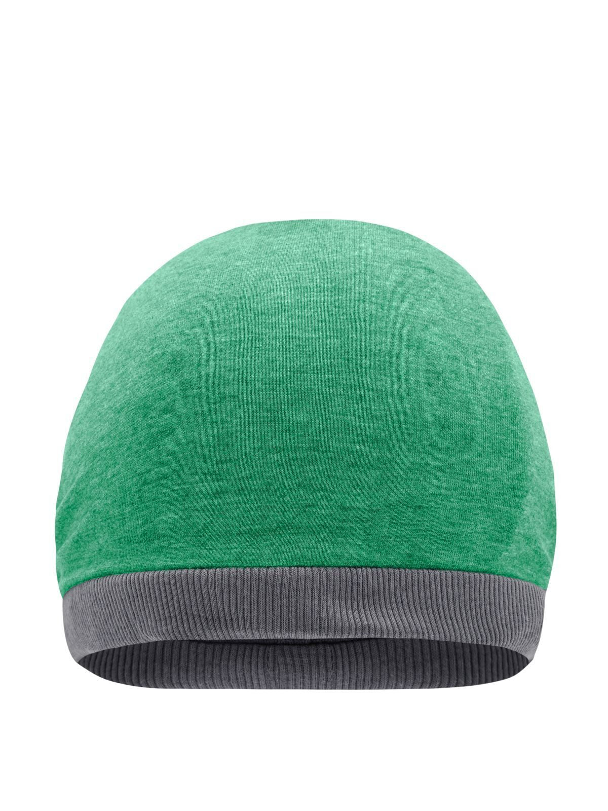 Beanies Heather Summer Beanie green-melange/dark-Grau bestickbar und bedruckbar – LA1970