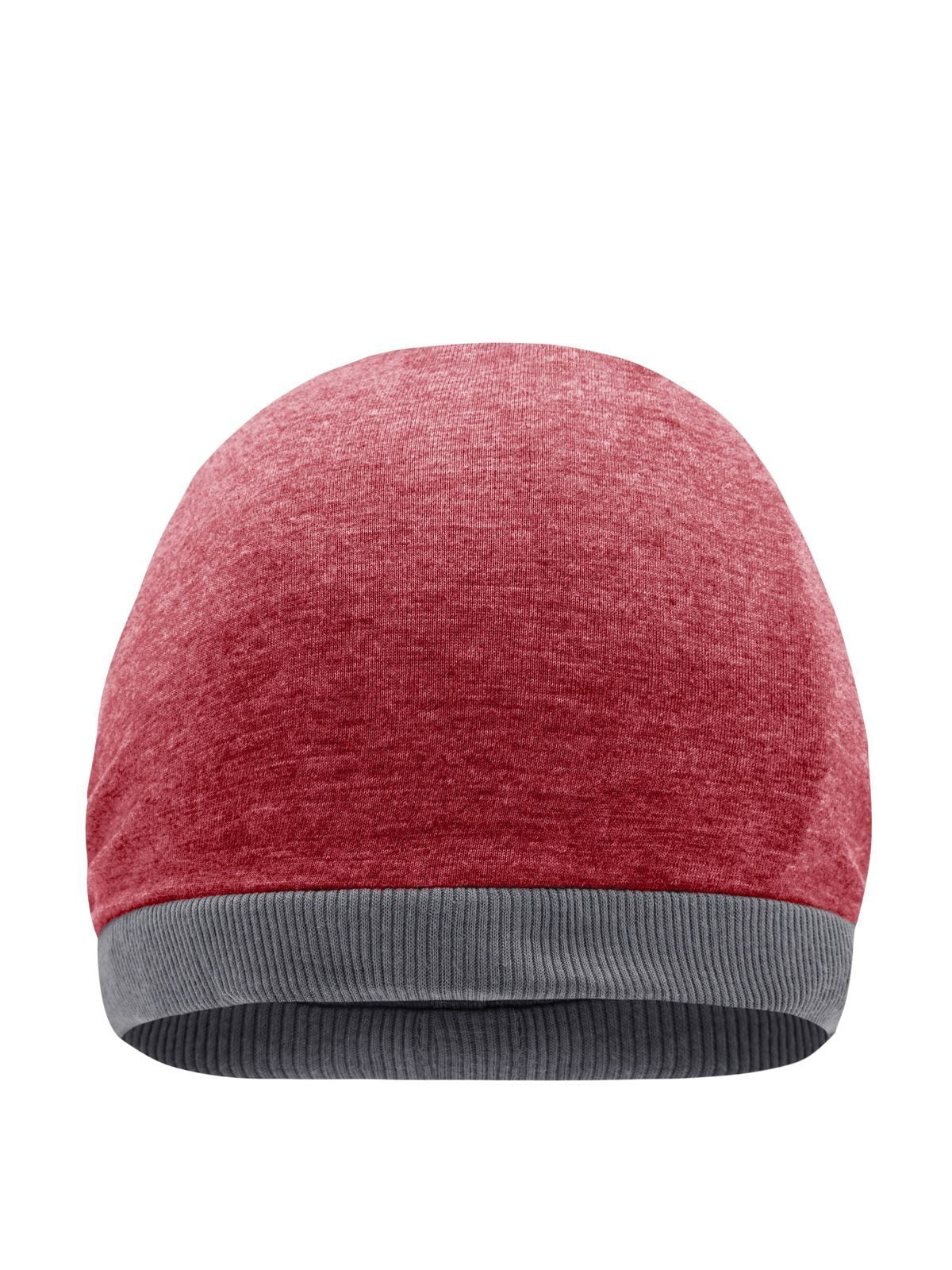Beanies Heather Summer Beanie wine-melange/dark-Grau bestickbar und bedruckbar – LA1970