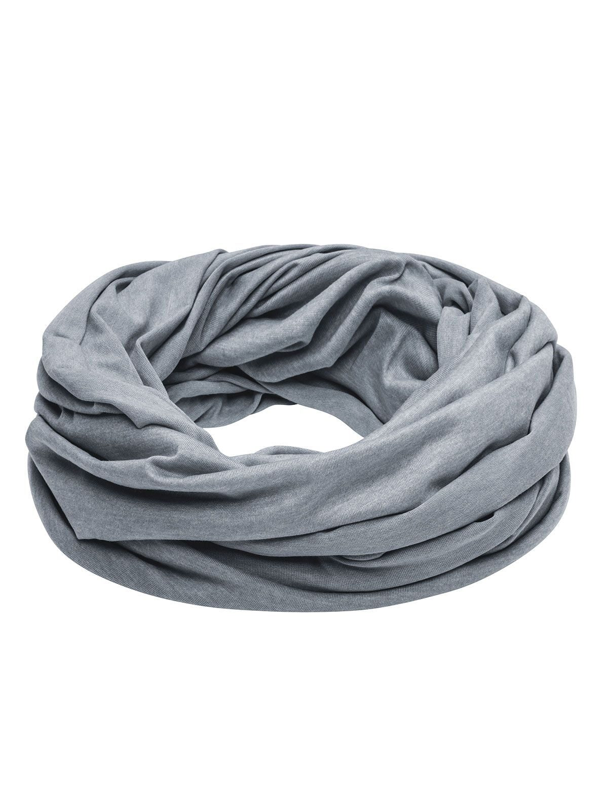Heather Summer Loop-Scarf Herren Schal / Handschuhe – James & Nicholson – Farbe grey-heather – individuell veredelbar