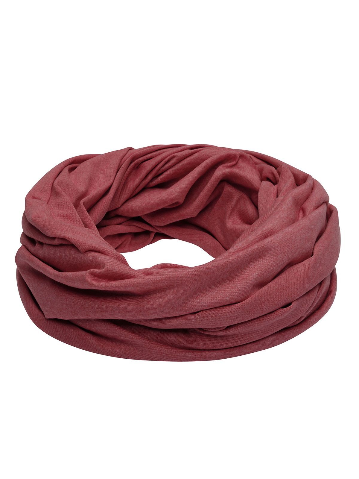 Heather Summer Loop-Scarf Herren Schal / Handschuhe – James & Nicholson – Farbe wine-melange – individuell veredelbar