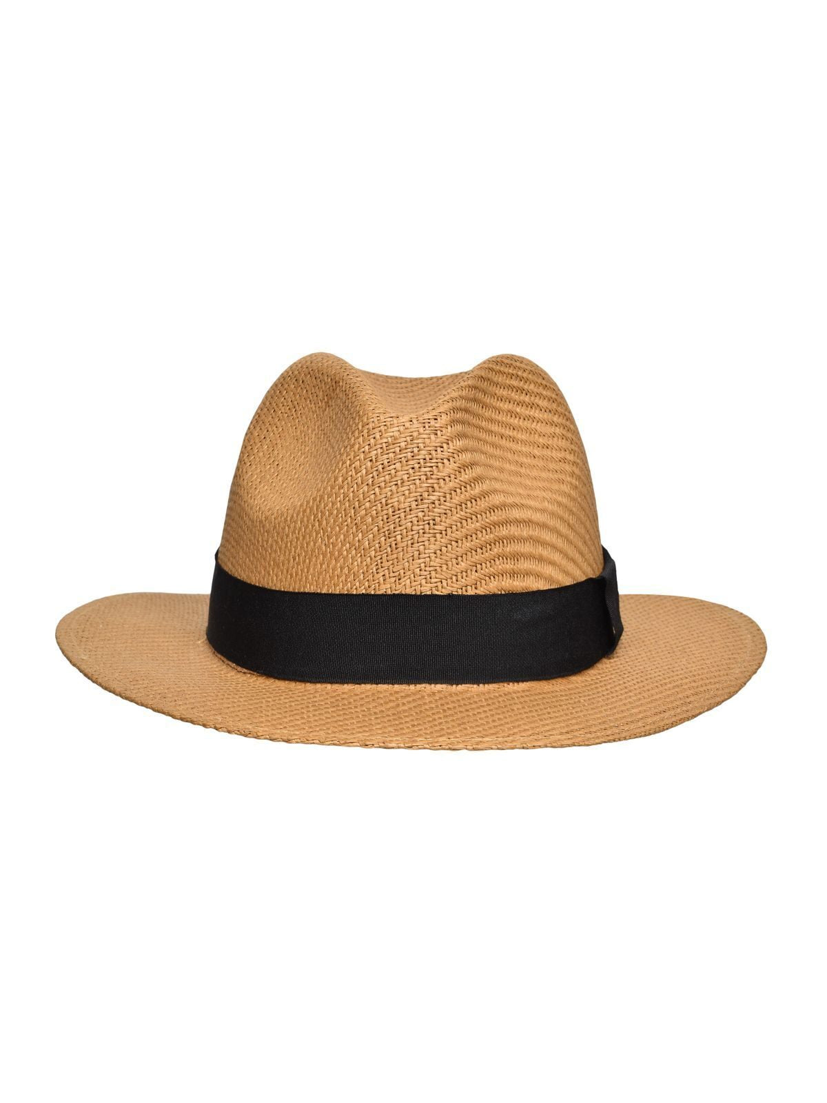 Panama Hats Traveller Hat caramel/Schwarz bestickbar und bedruckbar – LA1970