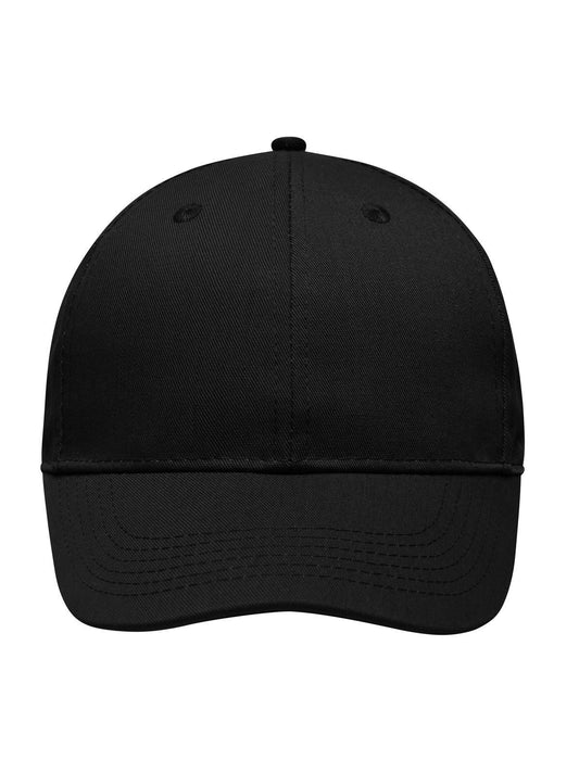 Baseball Caps 6 Panel Workwear Cap - Strong Schwarz bestickbar und bedruckbar – LA1970