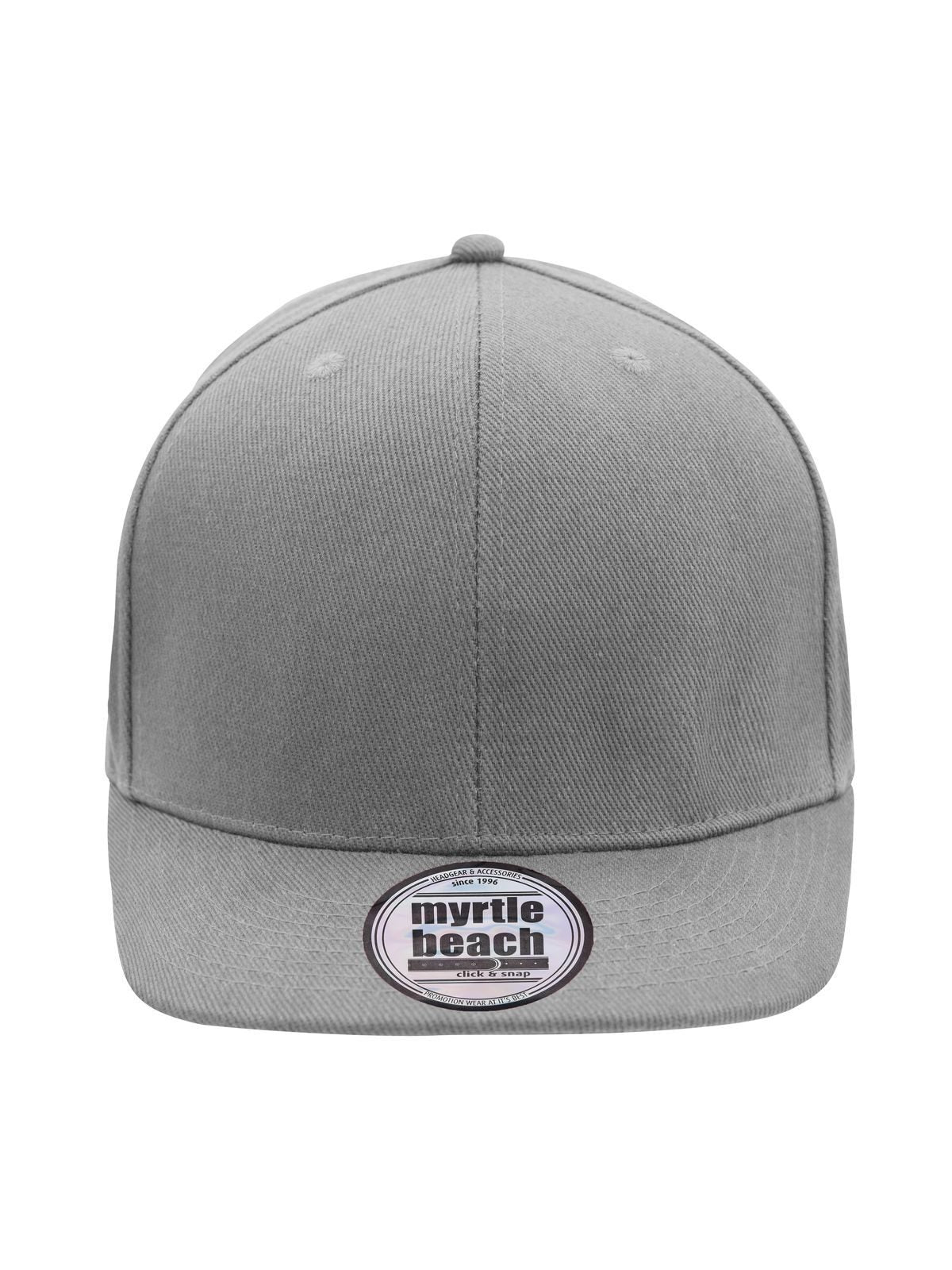 Baseball Caps 6 Panel Pro Cap Style Grau/Grau bestickbar und bedruckbar – LA1970