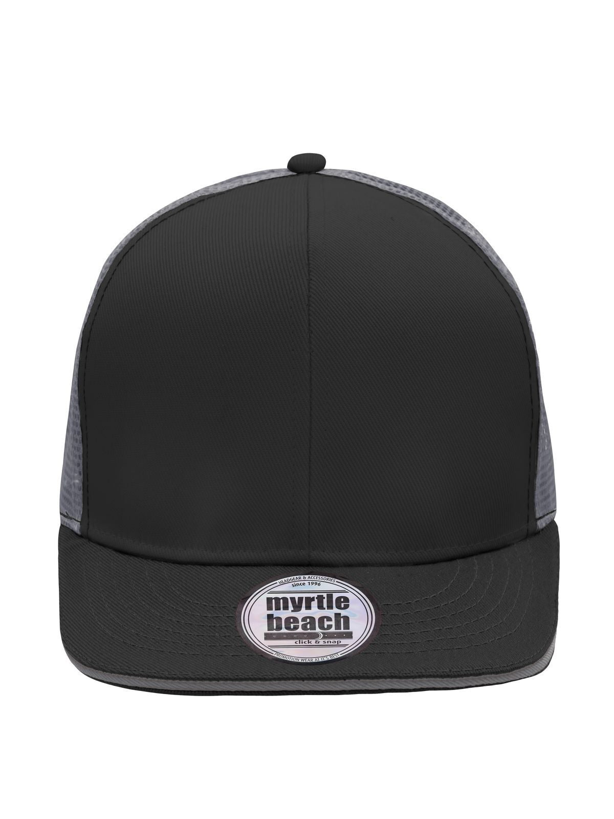 Trucker Caps Pro Cap Mesh 6 Panel Schwarz/charcoal bestickbar und bedruckbar – LA1970
