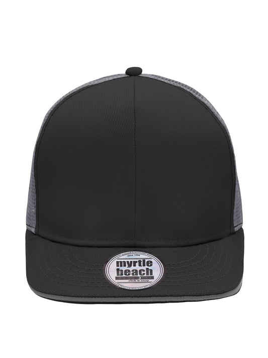 Trucker Caps Pro Cap Mesh 6 Panel Schwarz/charcoal bestickbar und bedruckbar – LA1970