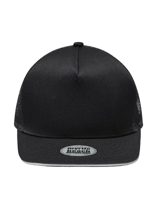 Trucker Caps Pro Cap Mesh 5 Panel Schwarz/light-Grau bestickbar und bedruckbar – LA1970