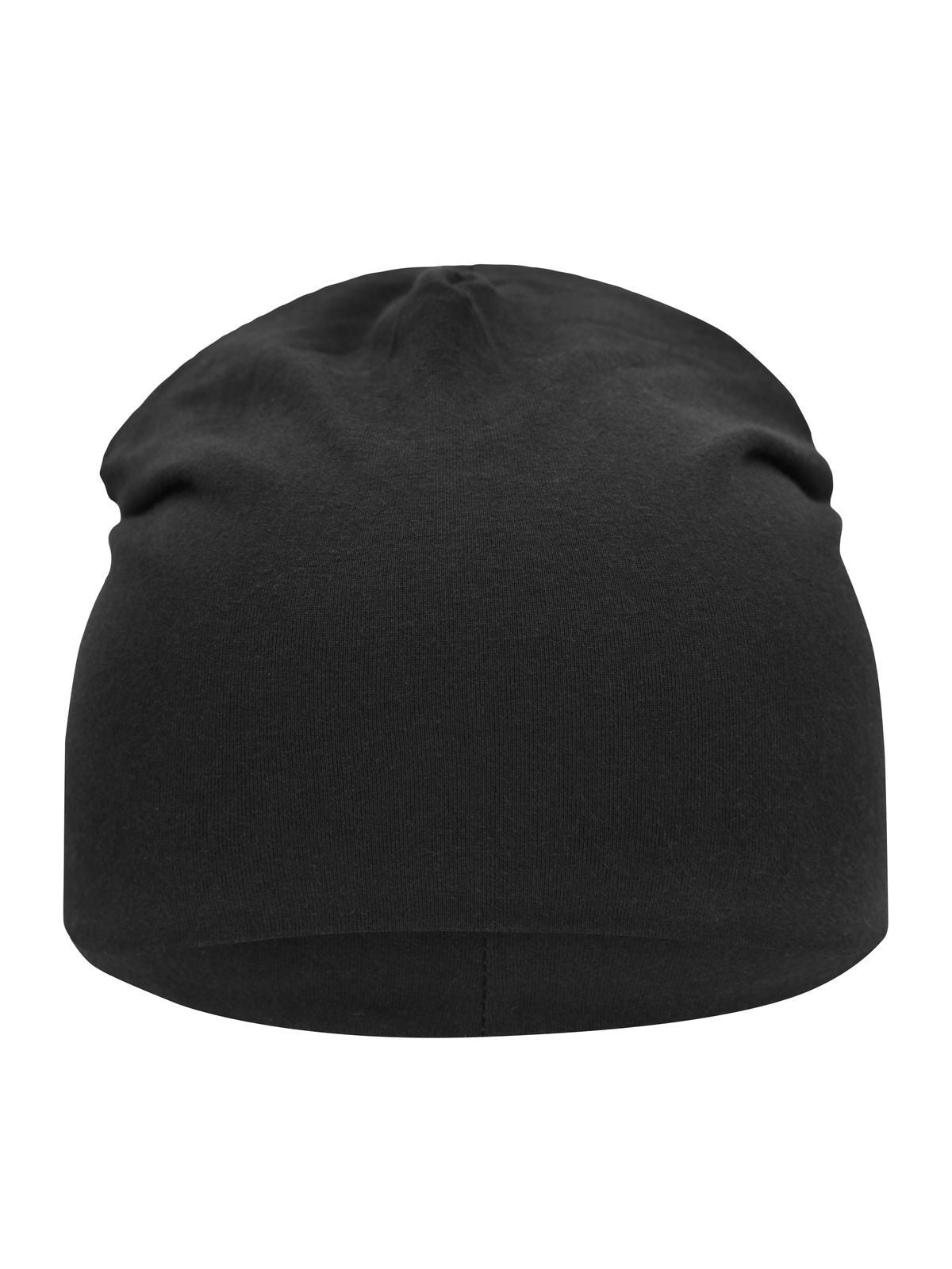 Beanies Jersey Beanie Schwarz bestickbar und bedruckbar – LA1970