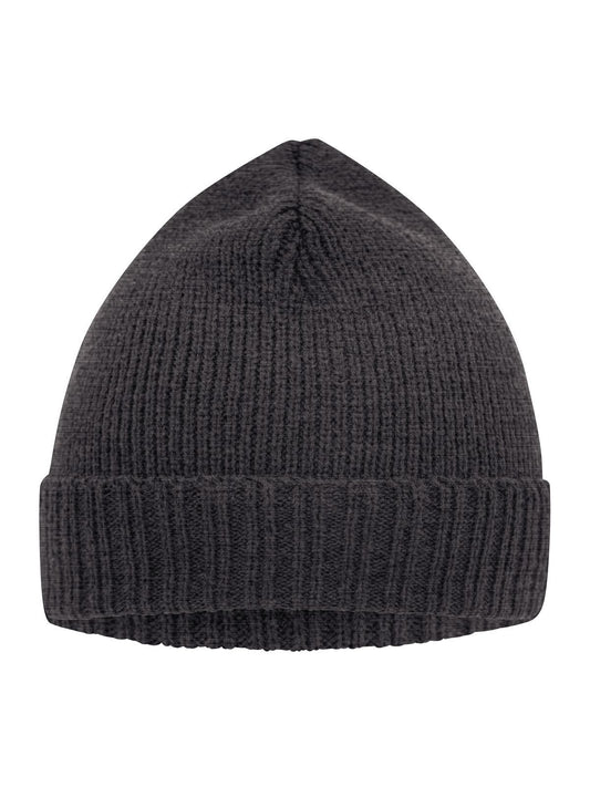 Beanies Basic Knitted Beanie Grau-melange bestickbar und bedruckbar – LA1970