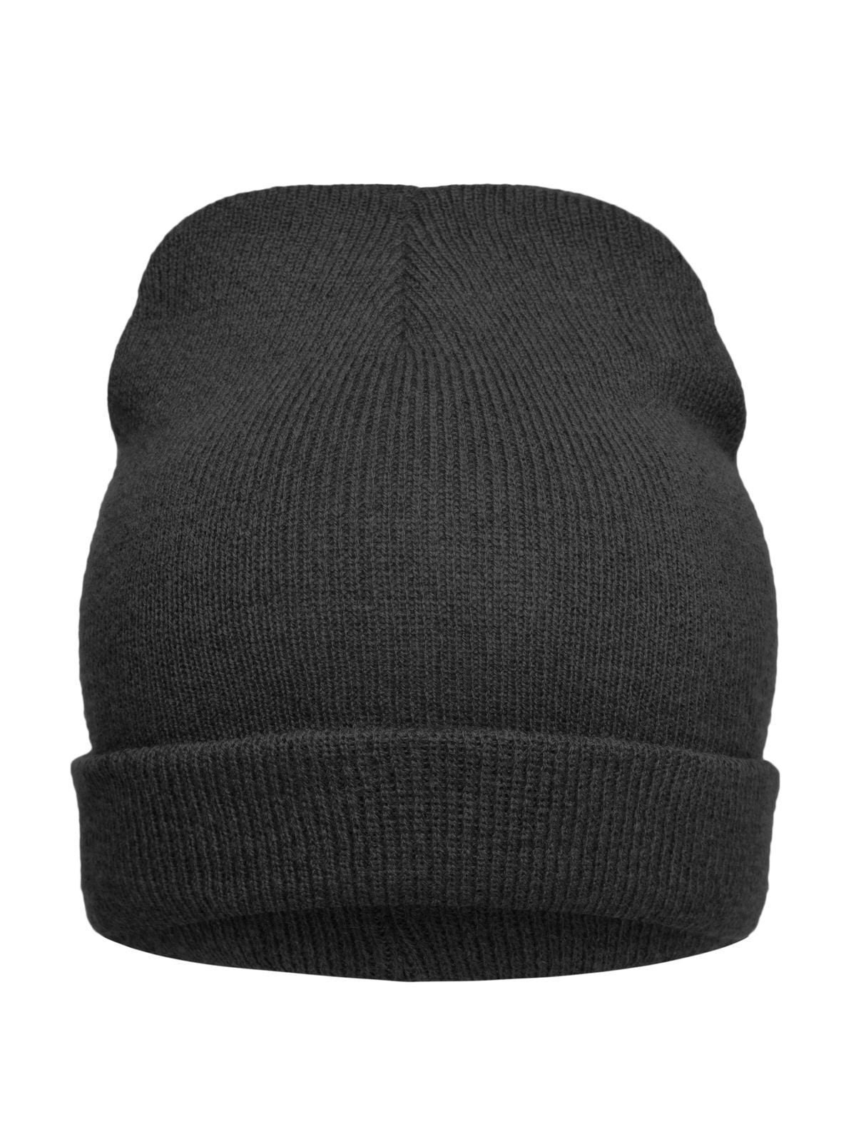 Beanies Knitted Promotion Beanie Grau-melange bestickbar und bedruckbar – LA1970