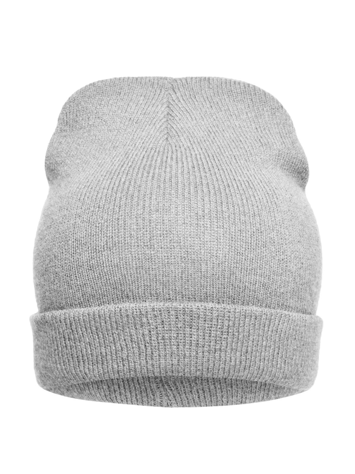 Beanies Knitted Promotion Beanie light-Grau-melange bestickbar und bedruckbar – LA1970