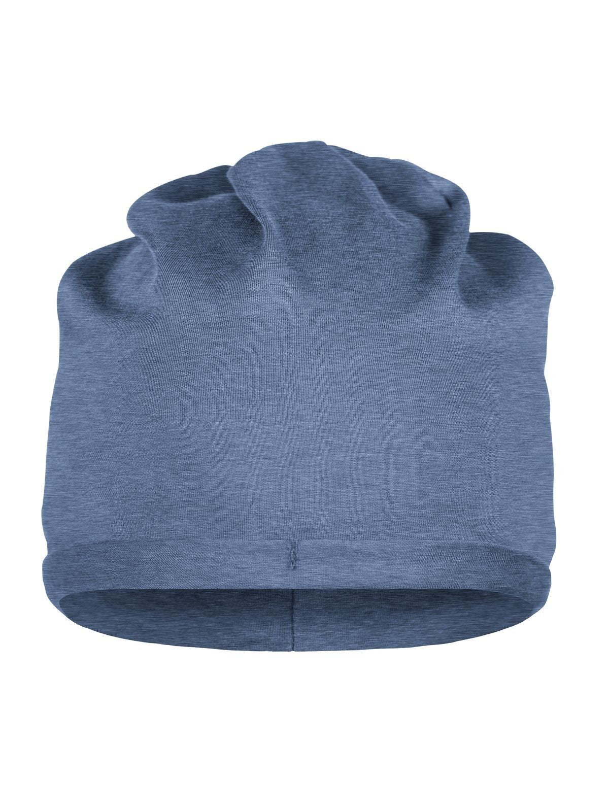 Beanies Bio Cotton Beanie light-denim-melange bestickbar und bedruckbar – LA1970