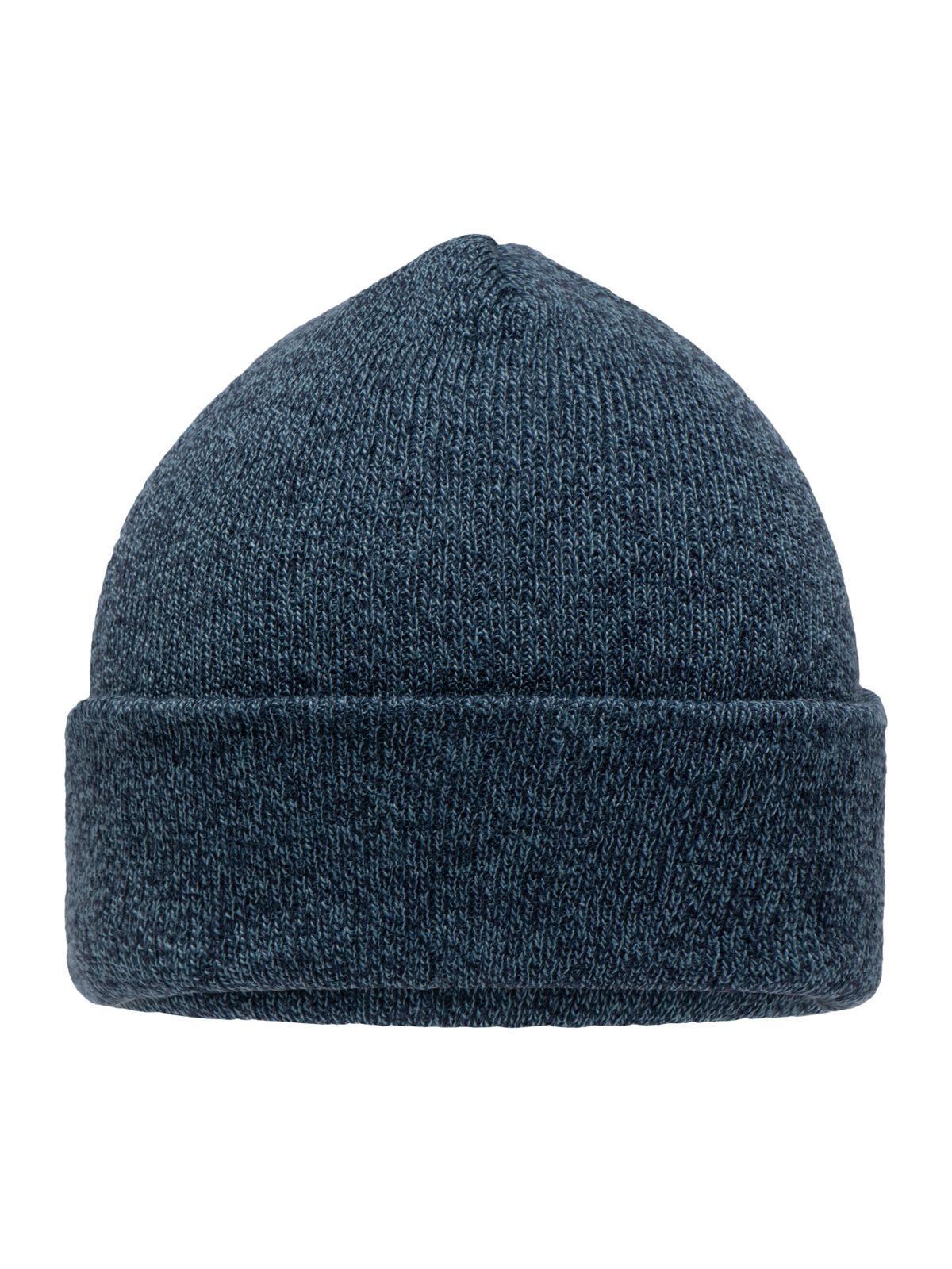 Beanies Melange Beanie blue-melange bestickbar und bedruckbar – LA1970