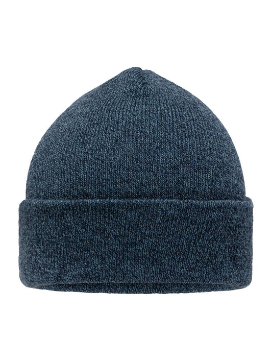 Beanies Melange Beanie blue-melange bestickbar und bedruckbar – LA1970
