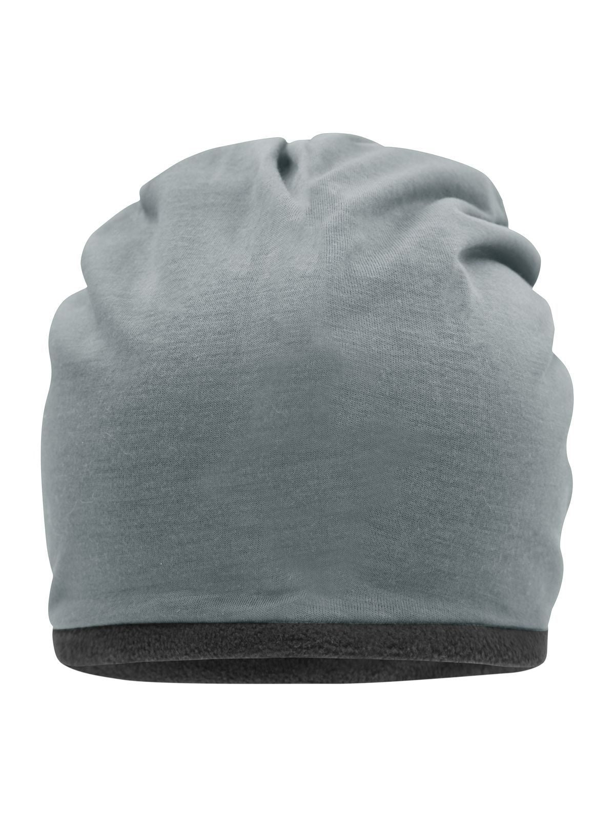 Beanies Single Beanie Grau-heather/carbon bestickbar und bedruckbar – LA1970