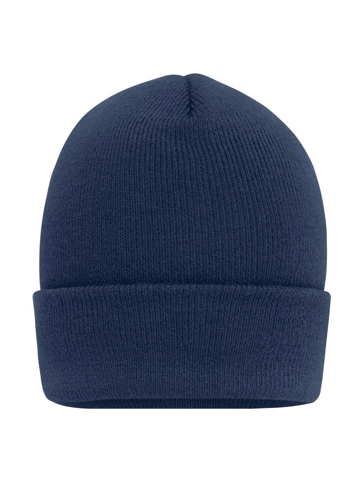 Beanies Knitted Beanie Marineblau bestickbar und bedruckbar – LA1970