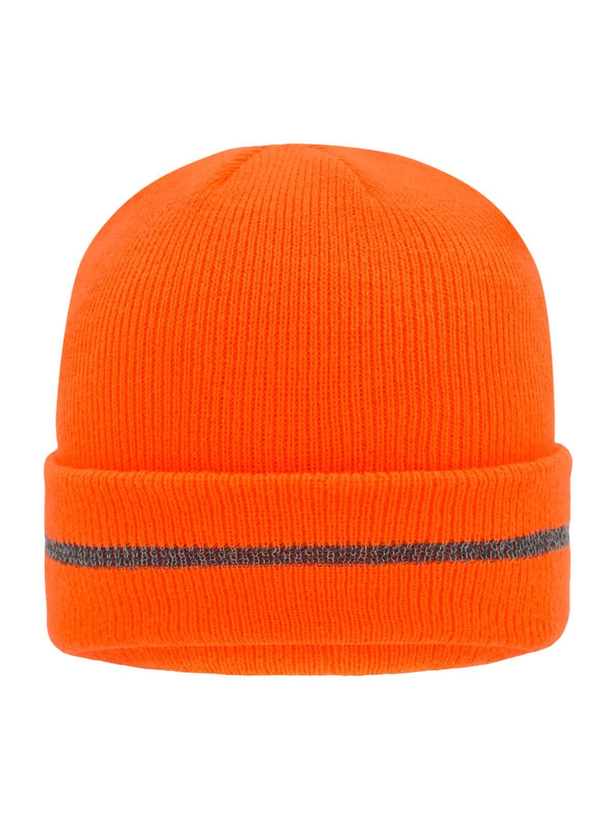 Beanies Reflective Beanie bright-orange/silver bestickbar und bedruckbar – LA1970