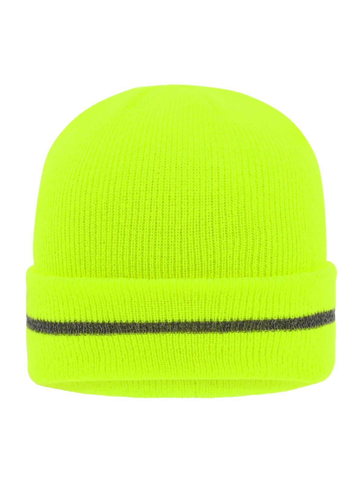 Beanies Reflective Beanie bright-yellow/silver bestickbar und bedruckbar – LA1970