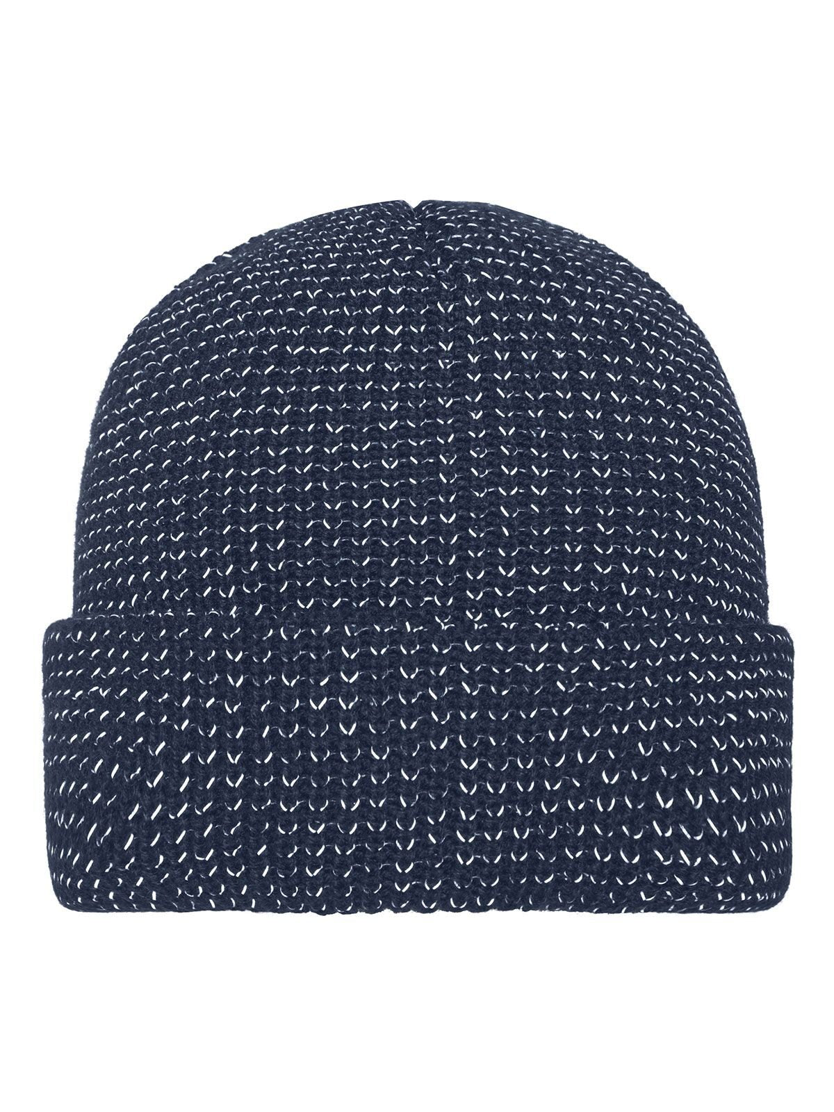 Beanies Reflective Winter Beanie Marineblau bestickbar und bedruckbar – LA1970
