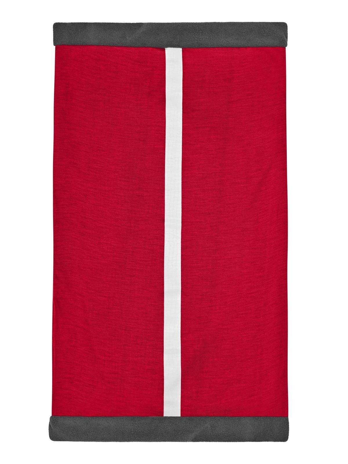 Winter X-Tube Schal / Handschuhe – James & Nicholson – Farbe red/carbon – individuell veredelbar